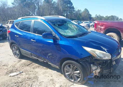 2014 Hyundai Tucson Se z USA, uszkodzony, nr VIN KM8JUCAG5EU826313